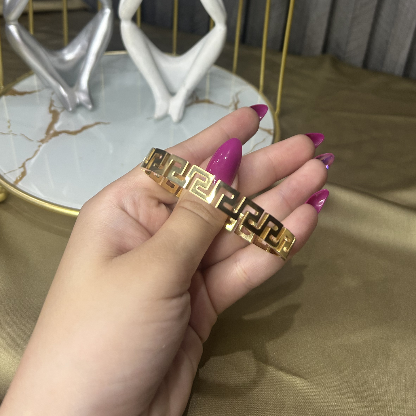 The Hellenic Grid Bracelet