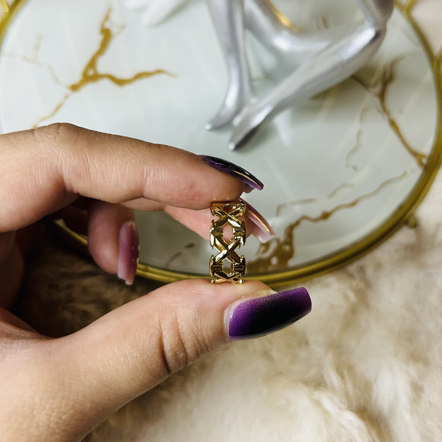 Sitara Geometric Ring