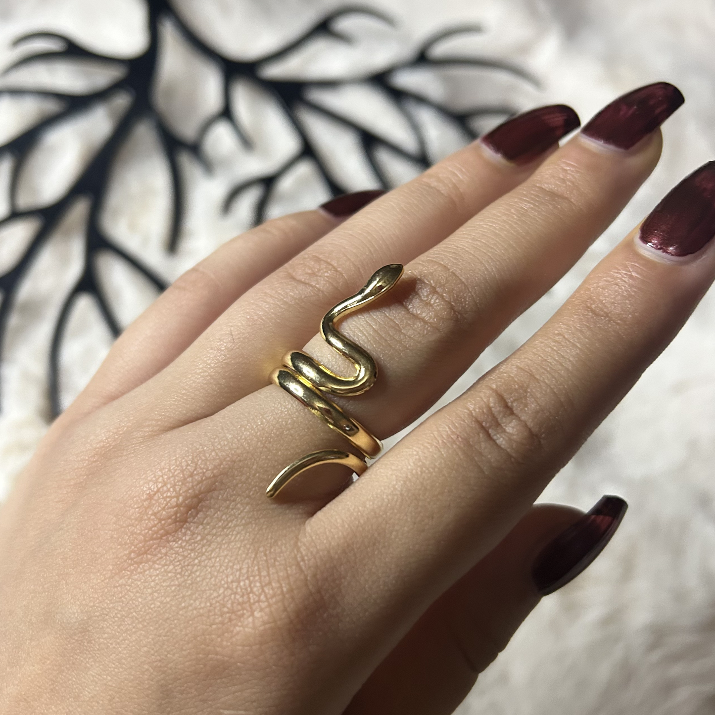 Serpent’s Coil Wrap Ring