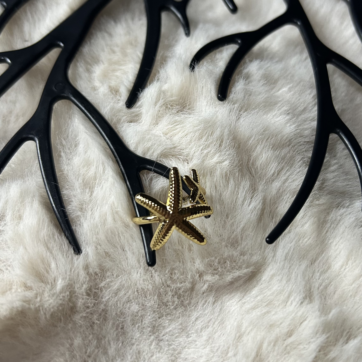 Starfish Gold Wrap Ring