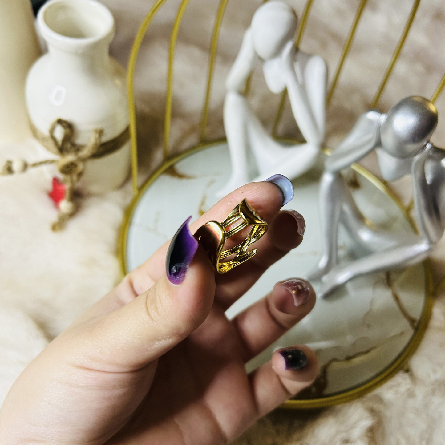 Interwoven Statement Ring