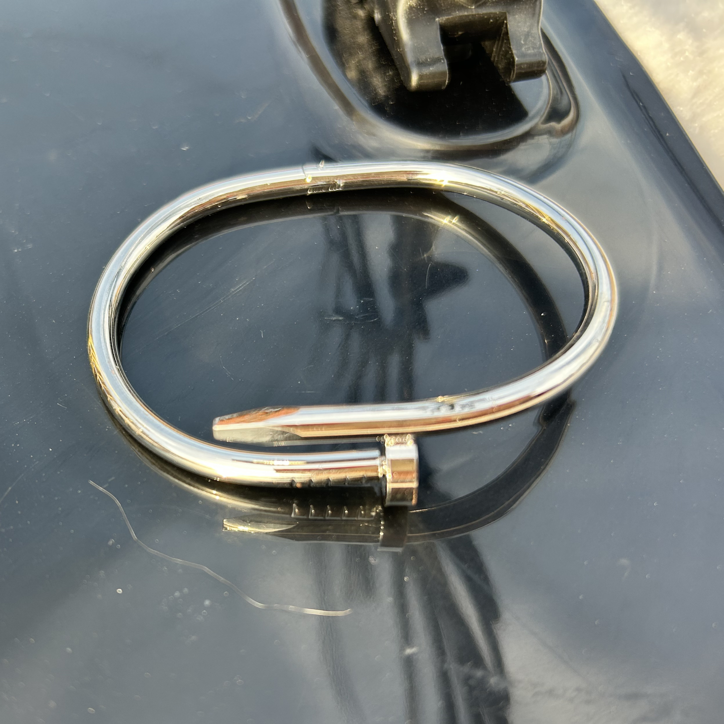 Bent Nail Cuff Bracelet (Standard Size)
