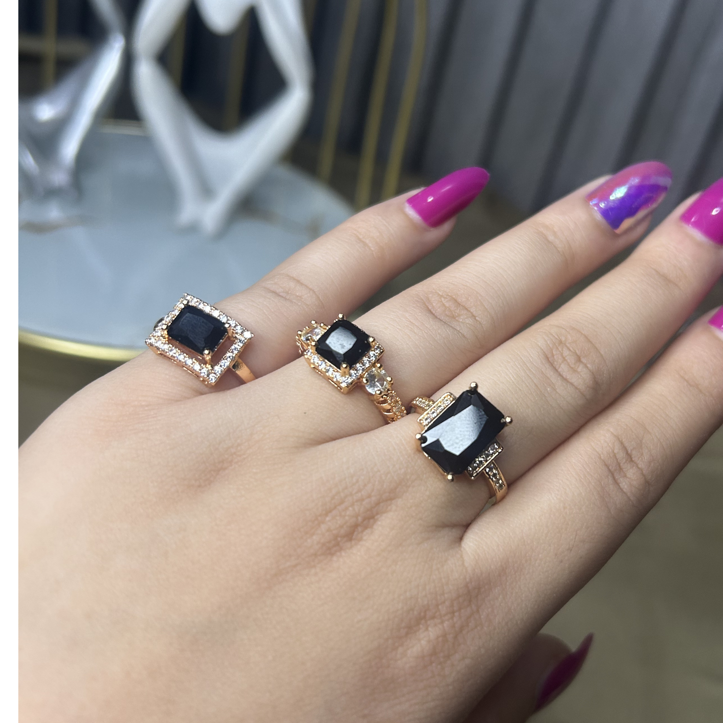 The Onyx Era Rings (3 in 1 Bundle)