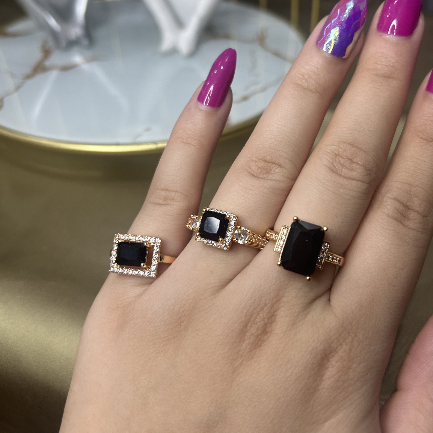 The Onyx Era Rings (3 in 1 Bundle)