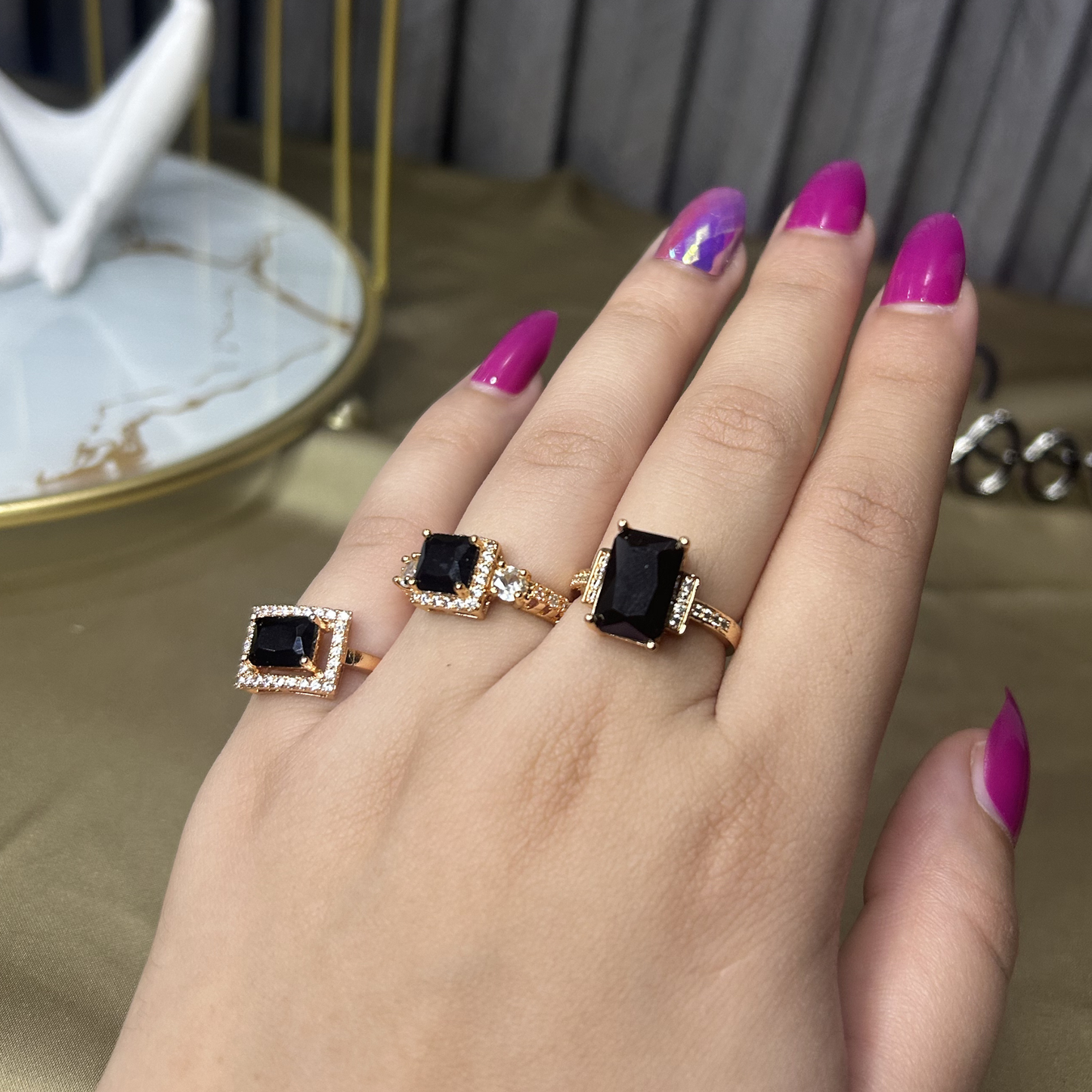 The Onyx Era Rings (3 in 1 Bundle)