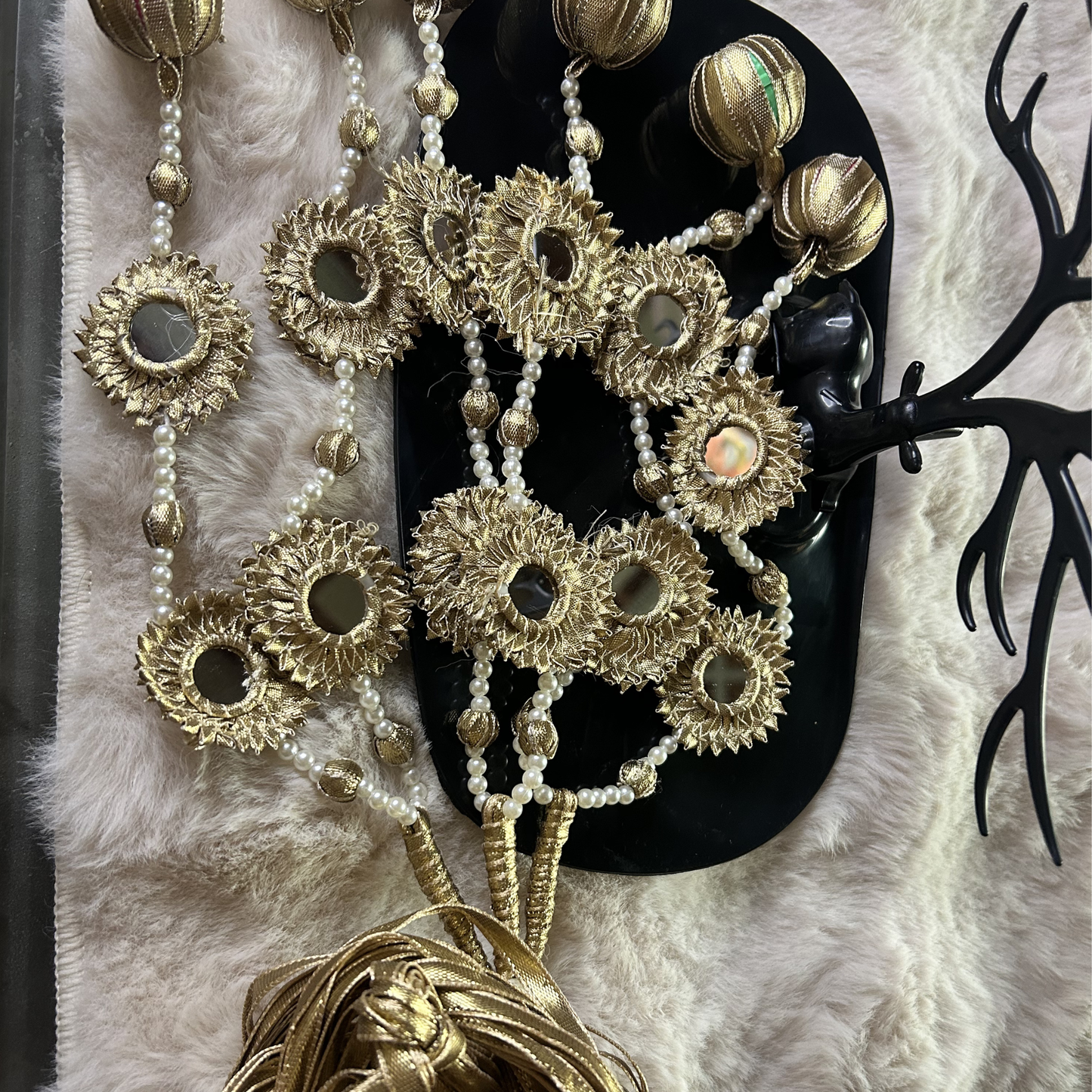 Royal Gilded Sun & Mirror Paranda