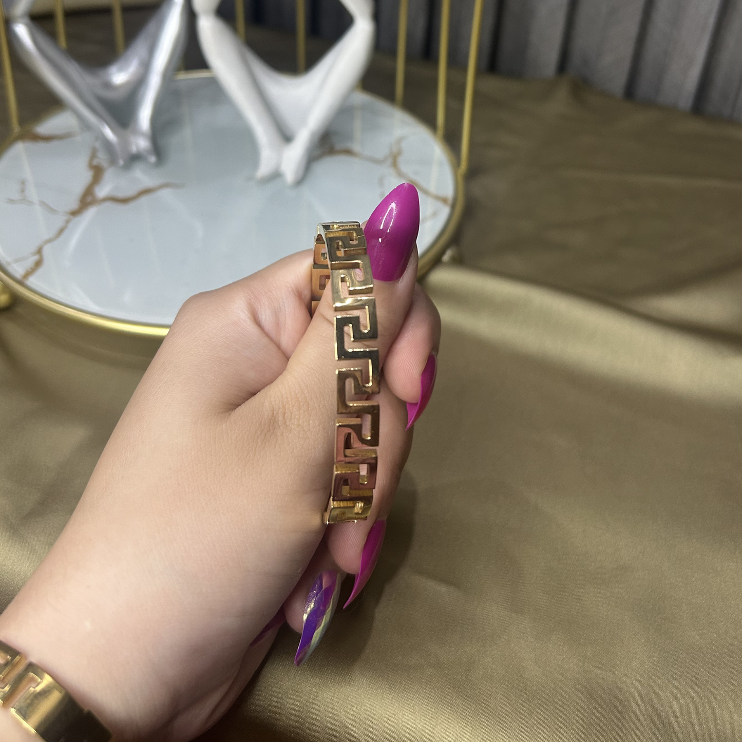 The Hellenic Grid Bracelet