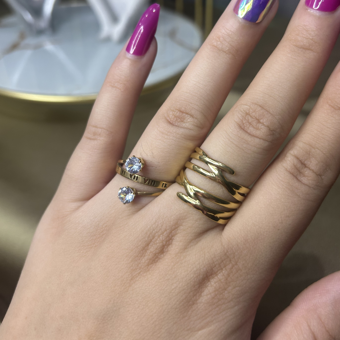 The Dynamic Duo Ring Set