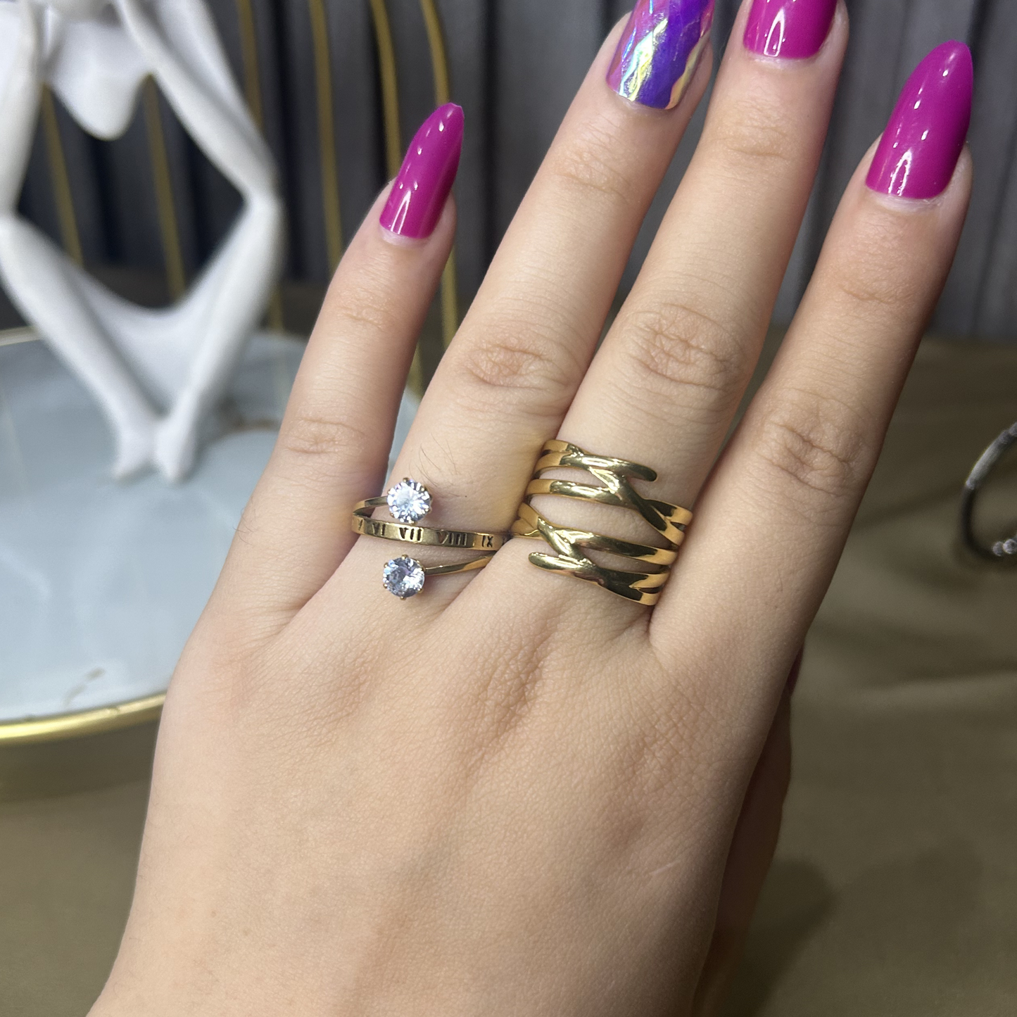 The Dynamic Duo Ring Set
