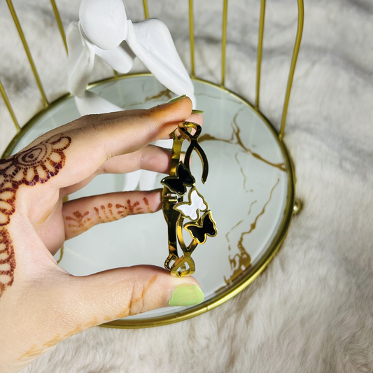 Gilded Butterfly Infinity Cuff