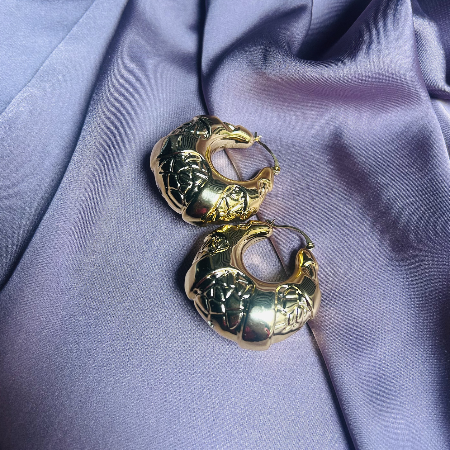 "Sona" Croissant Hoops
