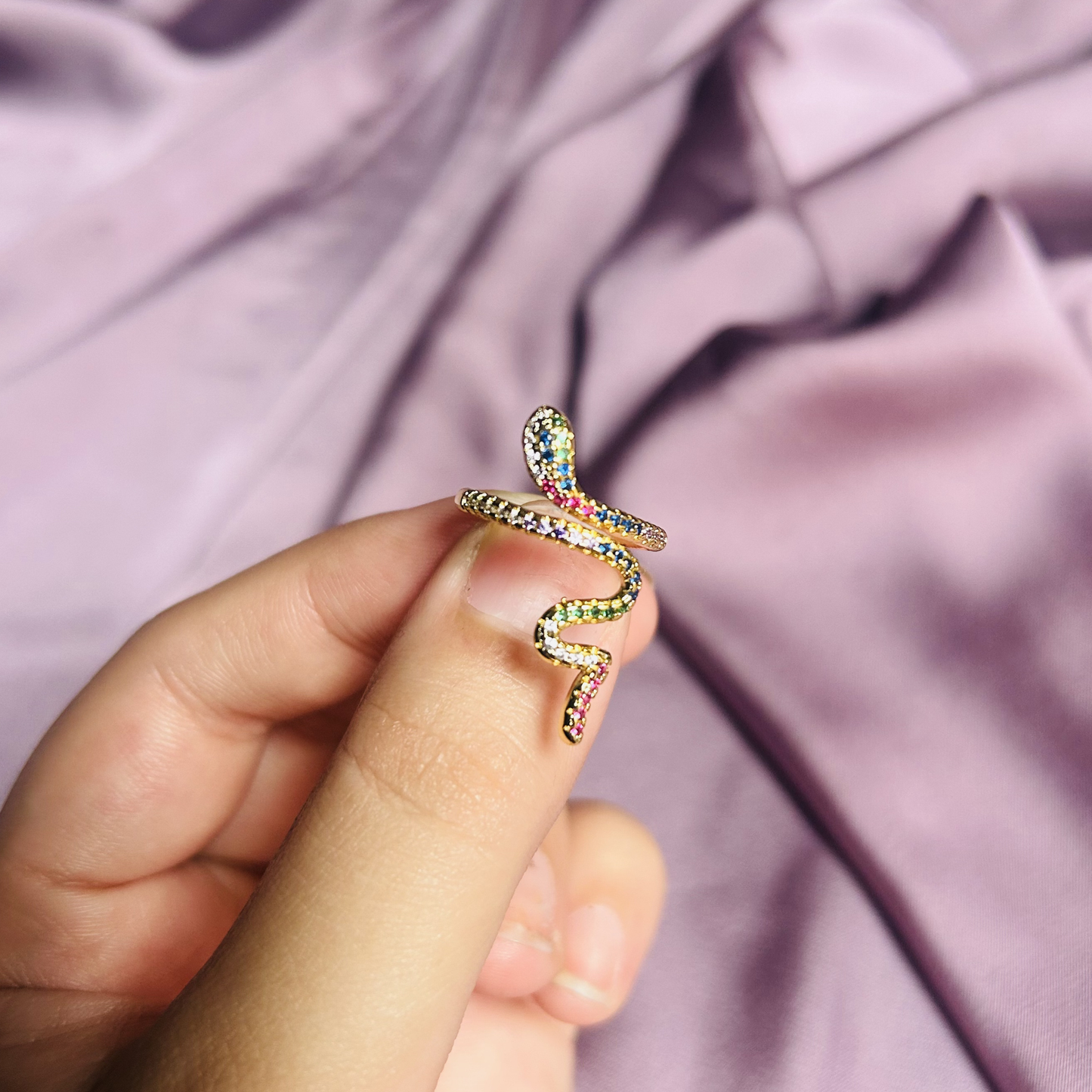 Zabaan-e-Zehin Snake Ring