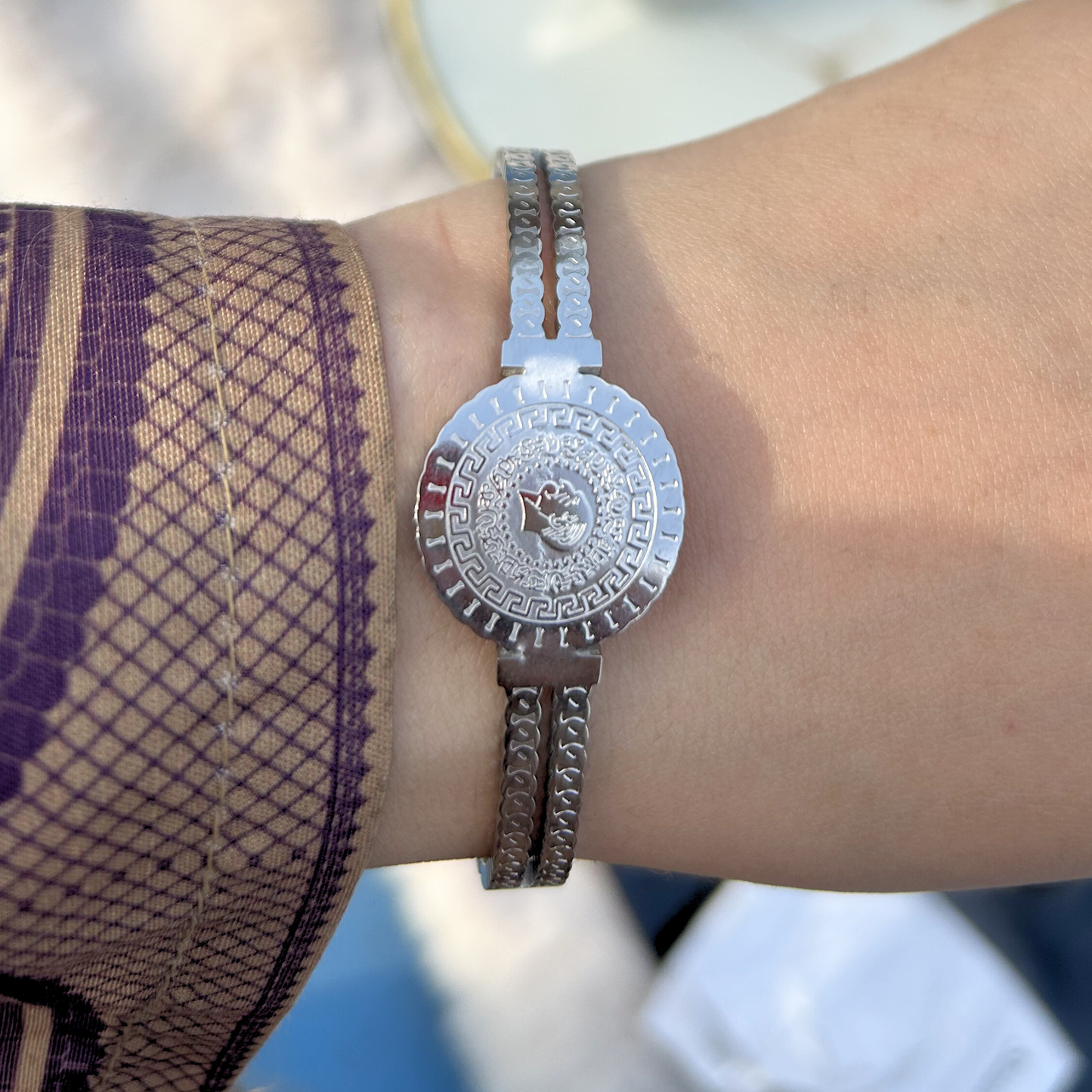 The Empress Coin Bangle (Standard Size)