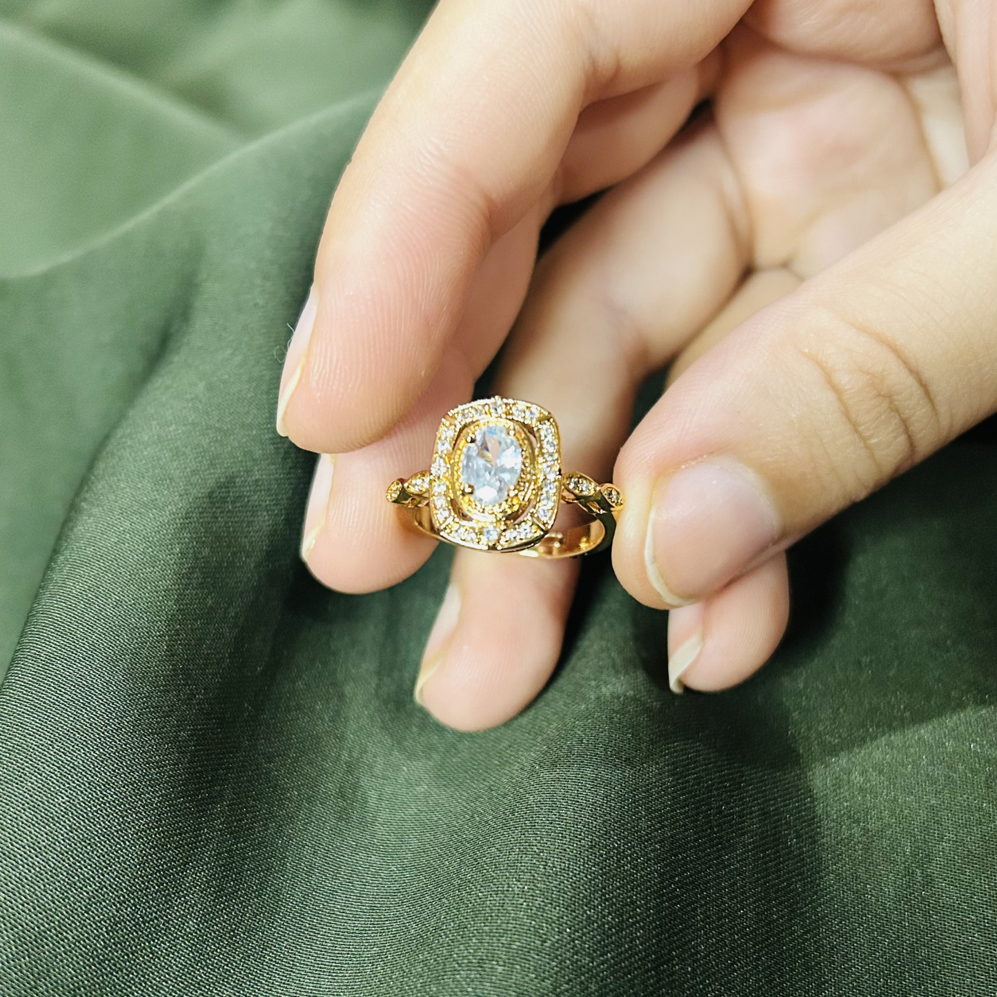 Infinity Halo Ring