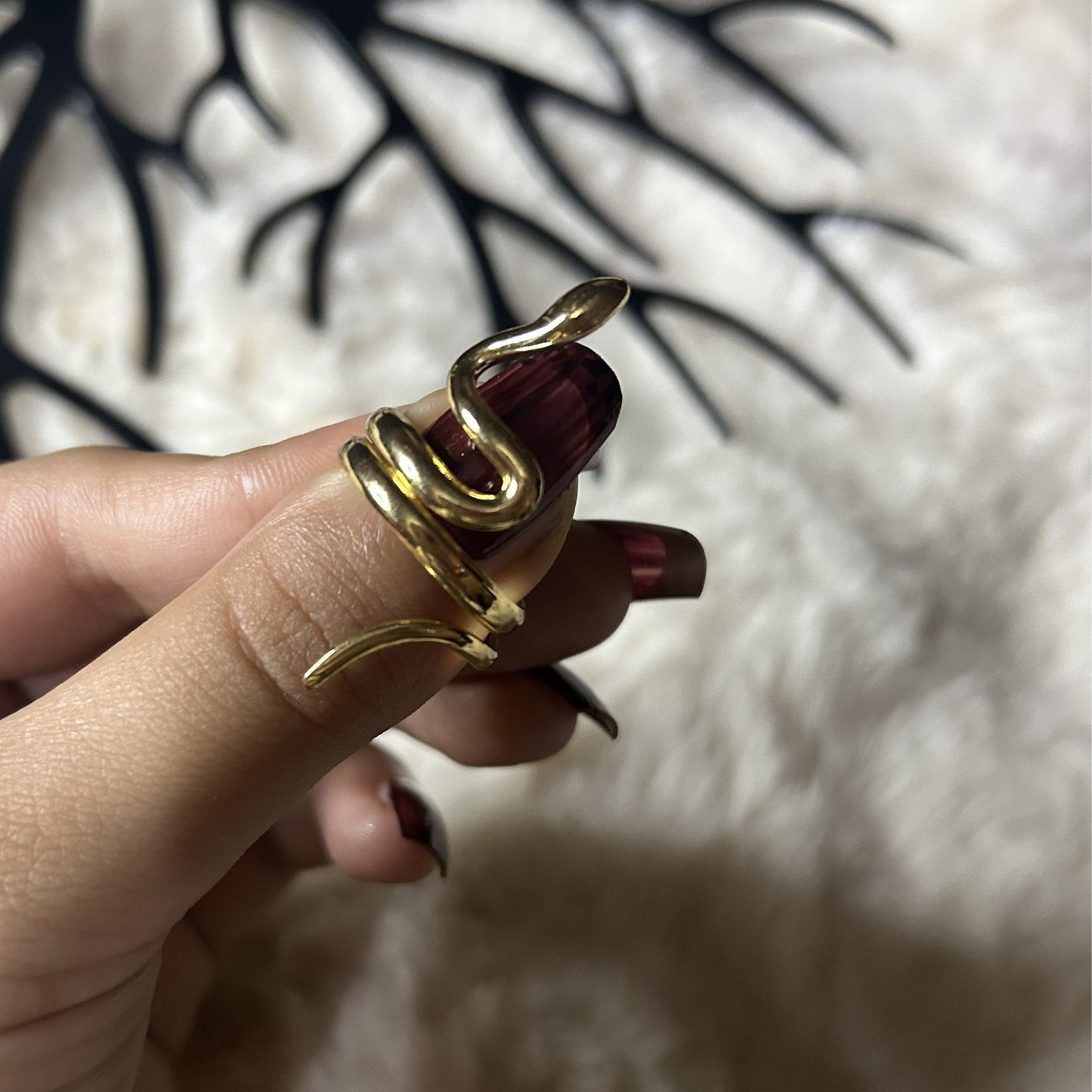 Serpent’s Coil Wrap Ring