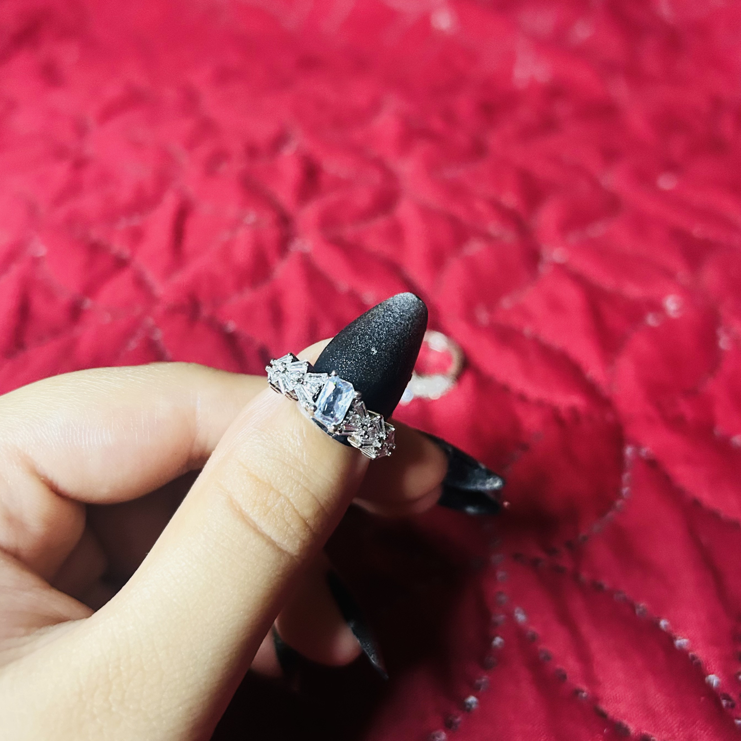 "Sitara-e-Subh" Crystal Ring