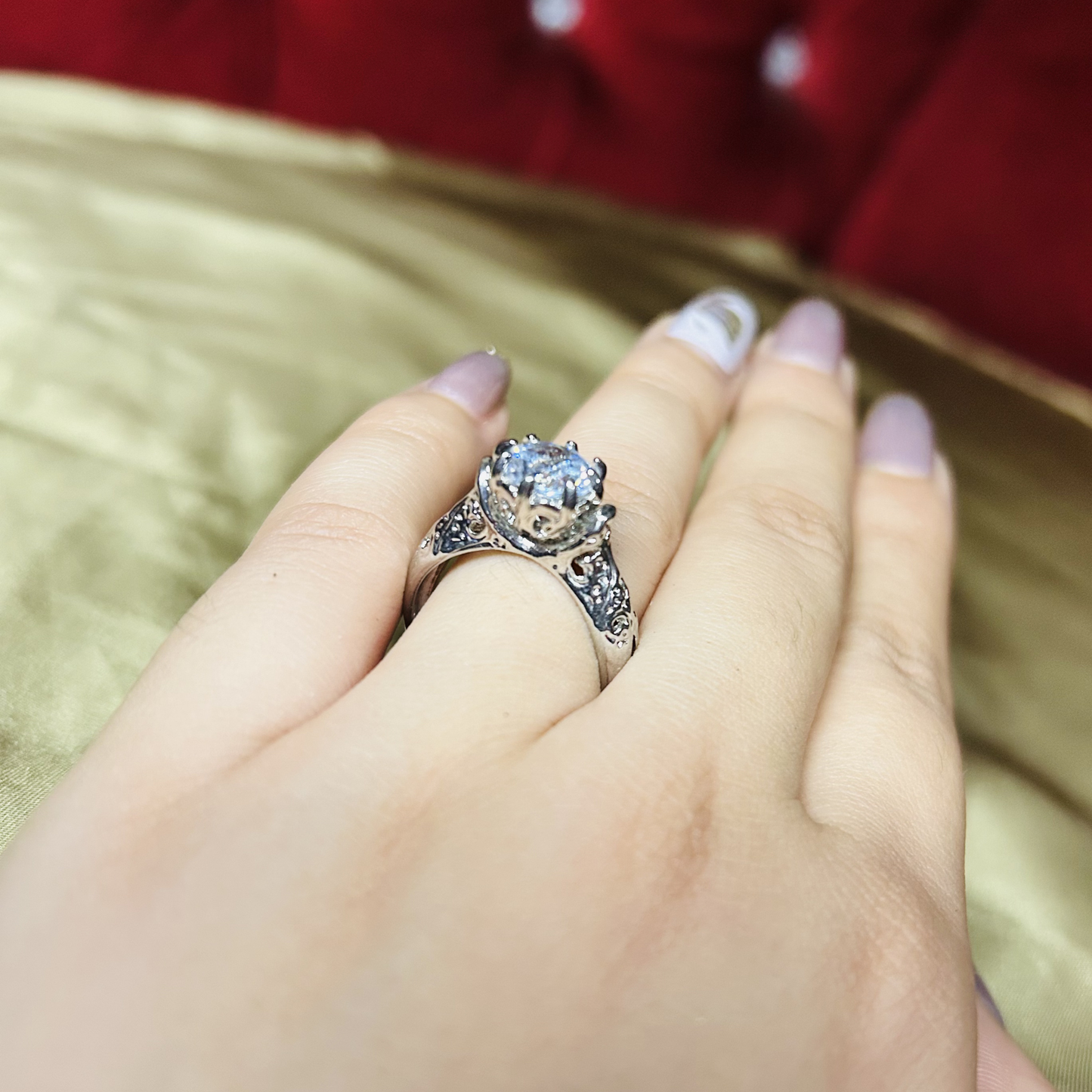 "Taj" Filigree Solitaire