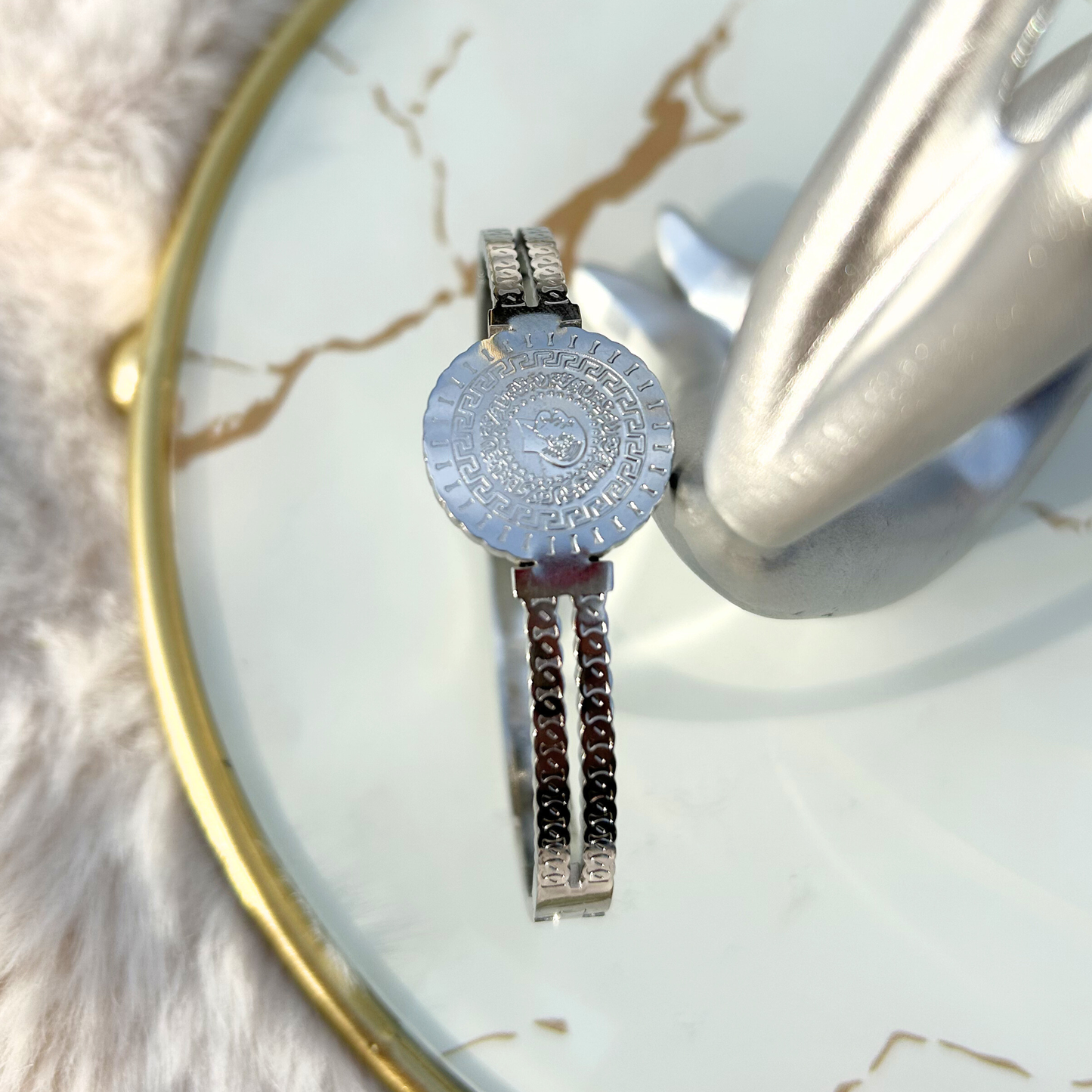 The Empress Coin Bangle (Standard Size)