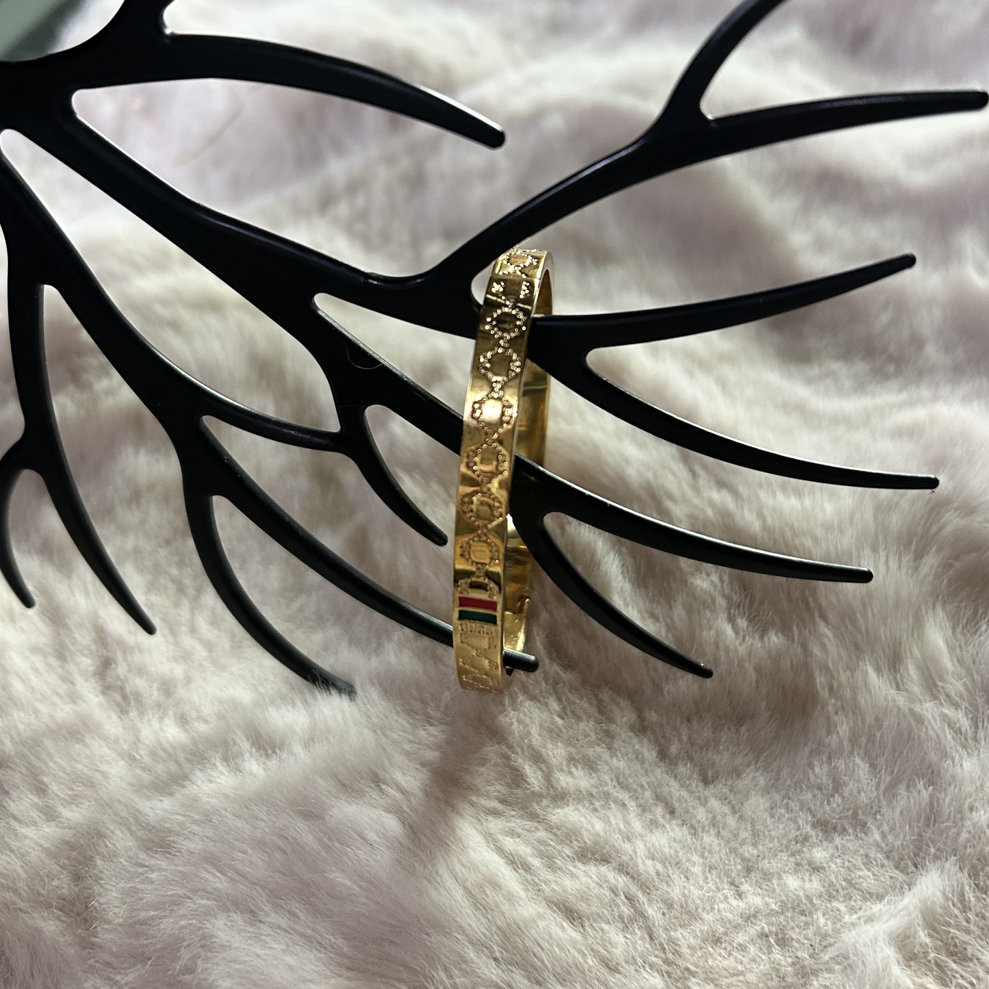 Web Stripe Bangle
