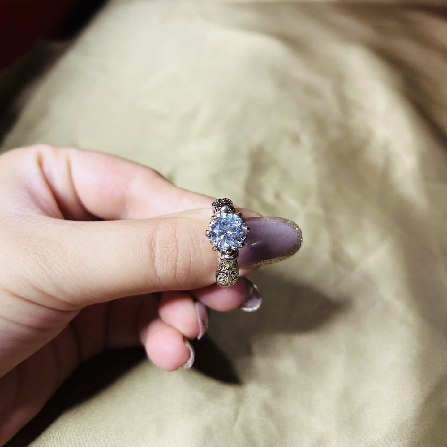 "Taj" Filigree Solitaire