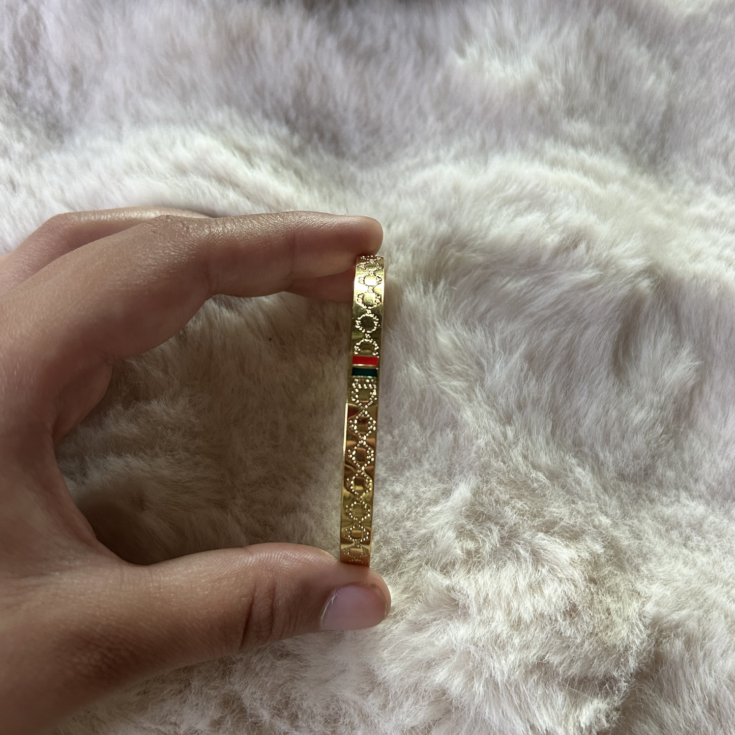Web Stripe Bangle